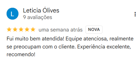Depoimento de cliente 1